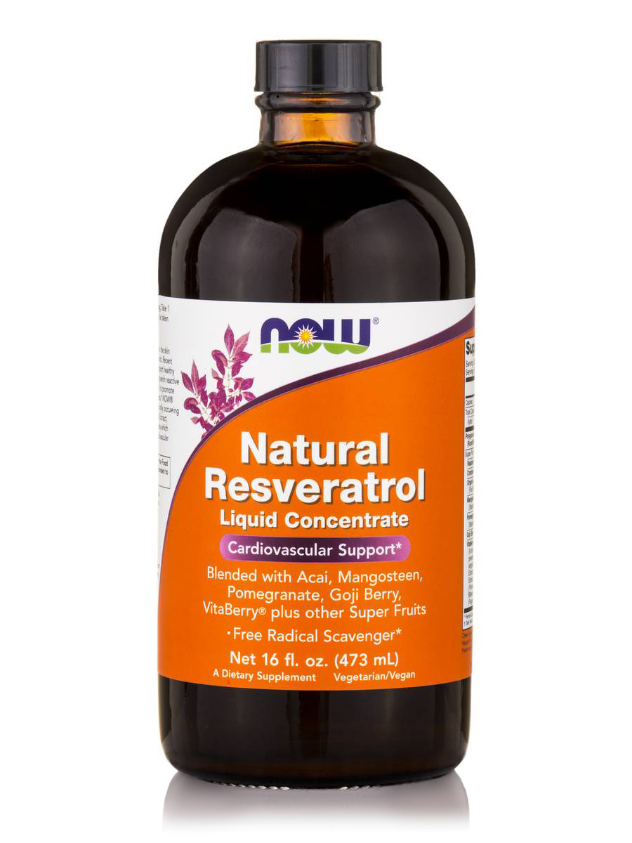 Now Foods Resveratrol Liquid Concentrate 16oz 473ml Smile Pharmacy