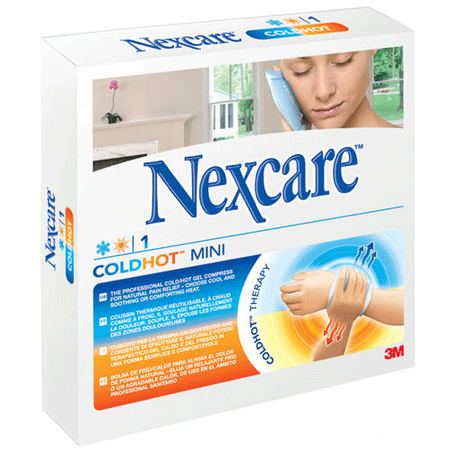 NEXCARE COLDHOT MINI 2 Σε 1 Παγοκύστη Και Θερμοφόρα 1 Τεμάχιο 10cm X 10cm