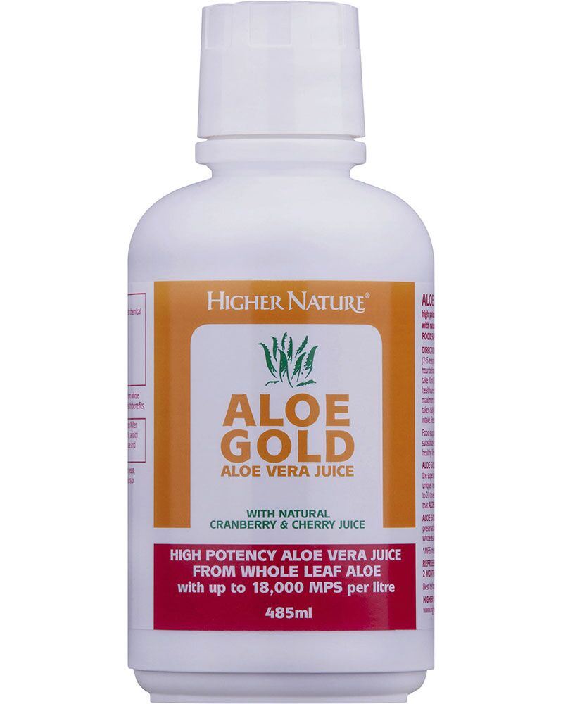Higher Nature Aloe Gold Cherry and Cranberry 485ml Smile Pharmacy