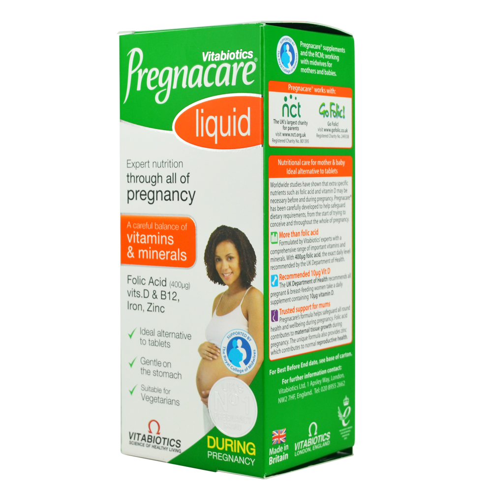 Vitabiotics Pregnacare Liquid 0ml Smile Pharmacy