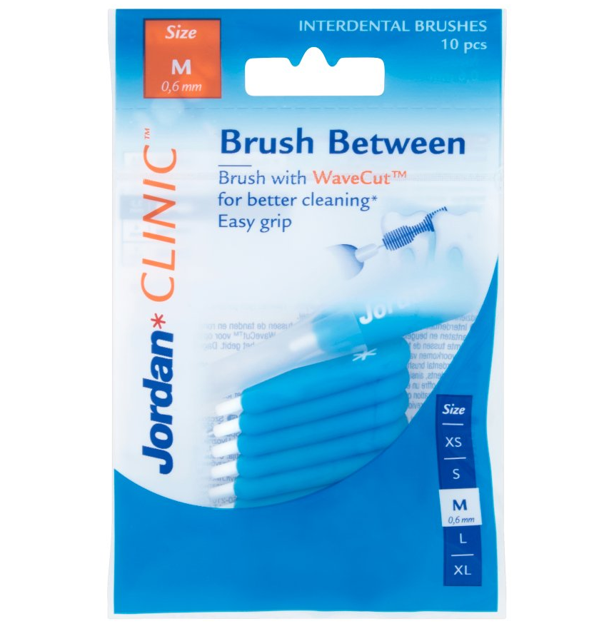 Jordan Clinic Interdental Brush Medium 0.6mm Μπλέ 10τμχ Smile Pharmacy