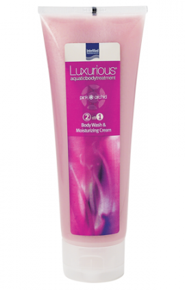 INTERMED Luxurious 2 IN 1 Pink Orchid Body Wash & Moisturizing Cream 250ml