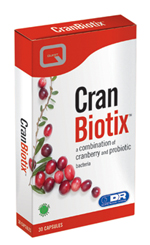 QUEST CRANBIOTIX with Cranberry extract and 2 billion L.acidophilus, L.rhamnosus & L.casei 30CAPS