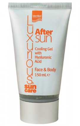 INTERMED Luxurious Sun Care Face & Body Cooling Gel with Hyaluronic Acid 150ml