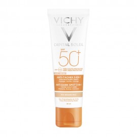 VICHY Ideal Soleil Anti Spot Αντηλιακή Προσώπου κατά των Κηλίδων με Χρώμα & μη Λιπαρή Υφή SPF50+ 50ml