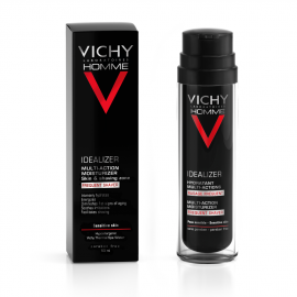 VICHY Homme Idealizer Rasage Frequent Ανδρική Ενυδατική Κρέμα Πολλαπλών Δράσεων Πρόσωπο & μετά το Ξύρισμα 50ml
