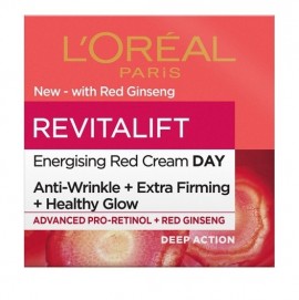 LOreal Paris Revitalift Energising Red Day Cream With Red Ginseng 50ml