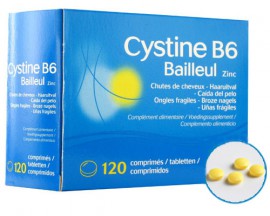 Biorga Cystiphane Cystine B6 Bailleul Zinc Διεγείρει τα μαλλιά και την ανάπτυξη των νυχιώv 120 ταμπλέτες