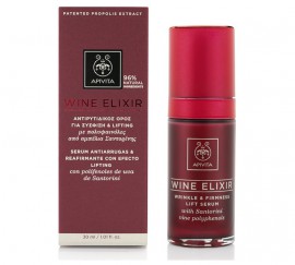 Apivita Wine Elixir Wrinkle & Firmness Lift Serum Αντιρυτιδικός Ορός για Σύσφιξη & Lifting 30ml