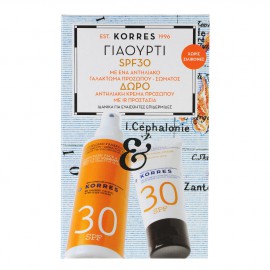 KORRES ΑΝΤΙΗΛΙΑΚΌ ΓΑΛΆΚΤΩΜΑ ΣΏΜΑΤΟΣ SPF30 150ml+ ΔΏΡΟ ΑΝΤΙΗΛΙΑΚΉ ΚΡΈΜΑ ΠΡΟΣΏΠΟΥ SPF30 50ml