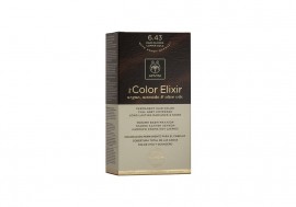 Apivita My Color Elixir kit Μόνιμη Βαφή Μαλλιών 6.43 ΞΑΝΘΟ ΣΚΟΥΡΟ ΧΑΛΚΙΝΟ ΜΕΛΙ