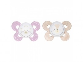 CHICCO PHYSIO COMFORT ΠΙΠΙΛΑ ΣΙΛΙΚΟΝΗΣ ΡΟΖ 6-16Μ ΜΕ ΘΗΚΗ 2 ΤΜΧ