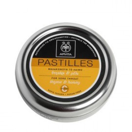 APIVITA PASTILLES Παστίλιες για τον πονεμένο λαιμό με μέλι & θυμάρι
