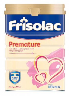 ΝΟΥΝΟΥ Frisolac Premature Γάλα Ειδικής Διατροφής σε Σκόνη για Πρόωρα Βρέφη 400gr