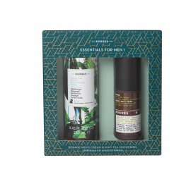 Korres Set Borage Cream Ανδρική 50ml & Korres Αφρόλουτρο Πράσινο Τσάι 250ml
