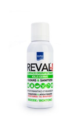 Intermed Reval Plus Spray Surface Disinfectant Απολυμαντικό Επιφανειών 100ml