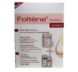 Foltene Women Shampoo Thinning Hair 200ml + Hair & Scalp Treatment 100ml