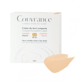 Avene Couvrance Creme de teint compacte CONFORT SPF30 Naturel 2.0 10g