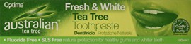 OPTIMA Australian Organic Tea Tree Fresh & White Toothpaste 100ml