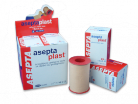 ASEPTA Aseptaplast Ταινίες υφασμένες αυτοκόλλητες 1,25cmX5m 1τμχ.