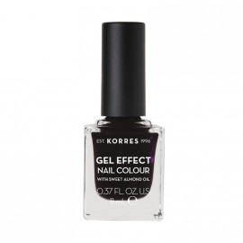 Korres Βερνίκι Νυχιών Gel Effect Nail Colour No76 Smokey Plum 11ml