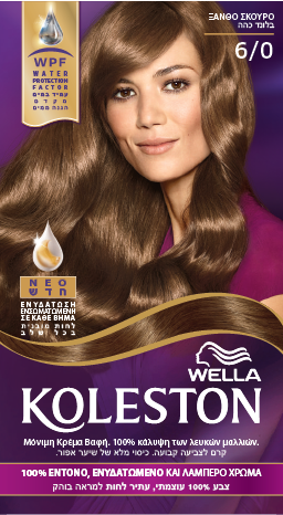 Wella Koleston Dark Blonde Βαφή Μαλλιών Νο 6/0 Σκούρο Ξανθό, 50ml