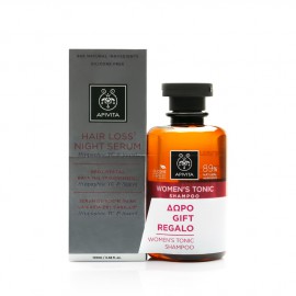 Apivita Hair Loss Night Serum με Hippophae TC & Δάφνη 100ml + Δώρο Apivita Τονωτικό Σαμπουάν Κατά της Τριχόπτωσης για Γυναίκες Hippophae TC & Δάφνη 250ml