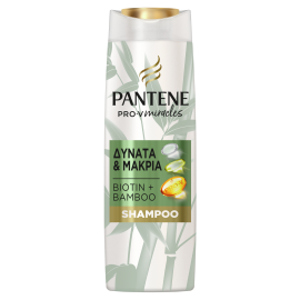 Pantene Pro-V Miracles Δυνατά & Μακριά Σαμπουάν Με Μπαμπού Και Βιοτίνη 300ml