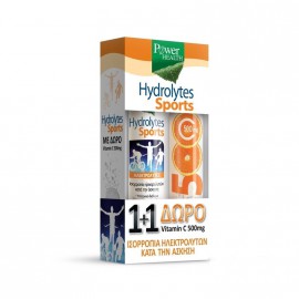 Power Health Hydrolytes Sports Συμπλήρωμα Διατροφής με Γεύση Λεμόνι & Δώρο Vitamin C 500mg 20tabs