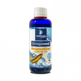 My Elements Ωmeganeed Μουρουνέλαιο Liquid με Γεύση Φρούτων του Δάσους 250ml