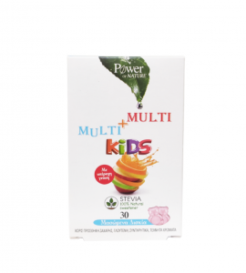 Power Health Multi + Multi Kids Stevia με Φρουτένια Γεύση 30 Μασώμενα Δισκία
