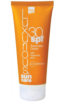 INTERMED Luxurious Sun Care Body Sunscreen Cream with Hyaluronic Acid SPF30 200ml