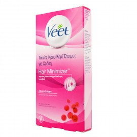 Veet Ταινίες Κρύο Κερί Έτοιμες για Χρήση για Πόδια & Σώμα Κανονικό Δέρμα 20strips