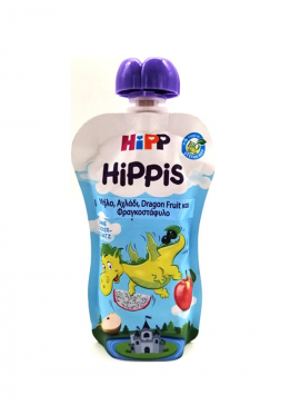 Hipp Hippis Δράκος Μήλο,Αχλάδι,Dragon Fruit και Φραγκοστάφυλο 100gr
