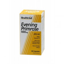 HEALTH AID EVENING PRIMROSE OIL 1000MG + VITAMIN E VEGETARIAN CAPSULES 30S