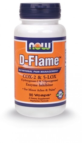 Now Foods D-Flame COX-2 & 5-LOX Enzyme Inhibitor Formula 90Vcaps