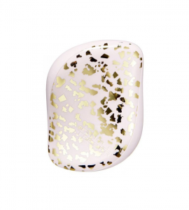 Tangle Teezer On-the-go Detangling Hairbrush Smooth and Shine Compact Styler Βούρτσα Μαλλιών Gold Leaf/Ροζ 1τμχ