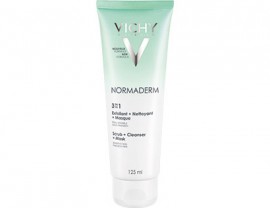 VICHY NORMADERM Exfoliant + Nettoyant + Masque 3 σε 1 Απολέπιση, Καθαρισμός & Μάσκα 125ml