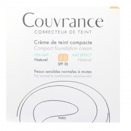 Avene Couvrance Creme de teint compacte FINI MAT SPF30 Naturel 2.0 10g