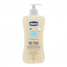 CHICCO BABY MOMENTS Απαλό Καθαριστικό για μαλλιά & σώμα 0m+ με βρώμη 500ml (02845-00)