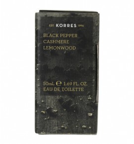 KORRES Eau de Toilette Black Pepper, Cashmere & Lemonwood Ανδρικό Άρωμα 50ml