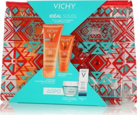 Vichy Velvet Set - Ideal Soleil Lait-Gel SPF50 200ml & Ideal Soleil Mattifying Face Fluid Dry Touch SPF50 50ml + Δώρο Quenching Mineral Mask 15ml & Mineral 89 5ml