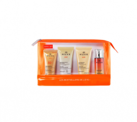 Nuxe Sun Summer Bestsellers Set Melting cream Face SPF50 30ml + Nuxe Sun After Sun Hair & Body Shampoo 50ml + Nuxe Sun Refreshing After Sun Face and Body Lotion 50ml + Nuxe Sun Delecious Fragrant Water 30ml