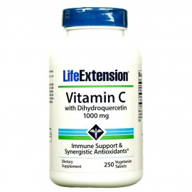 Life Extension Vitamin C Dihydroquercetin 1000mg 250 Tabs