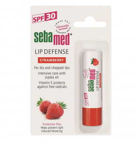 Sebamed Lip Defence Strawberry SPF30 Προστατευτικό & μαλακτικό για ταλαιπωρημένα χείλη 4.8g