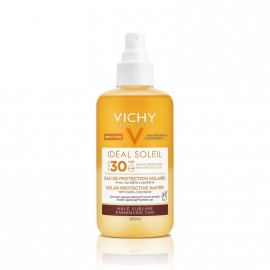 VICHY Ideal Soleil Αντηλιακό Νερό Προστασίας - Λαμπερό Μαύρισμα SPF30 200ml