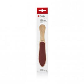 Podia Premium Wooden Foot File Επαγγελματική Ράσπα Διπλής Όψης 1τμχ