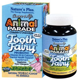 NATURES PLUS Animal Parade Tooth Fairy 90μασώμενες ταμπλέτες