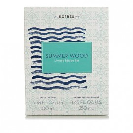 Korres Set Summer Wood Eau de Cologne 100ml + Summer Wood Shower Gel 250ml