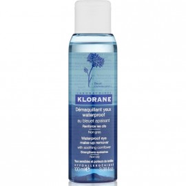 Klorane Waterproof Eye Make-up Remover Λοσιόν Για Αδιάβροχο Ντεμακιγιάζ Ματιών 100ml